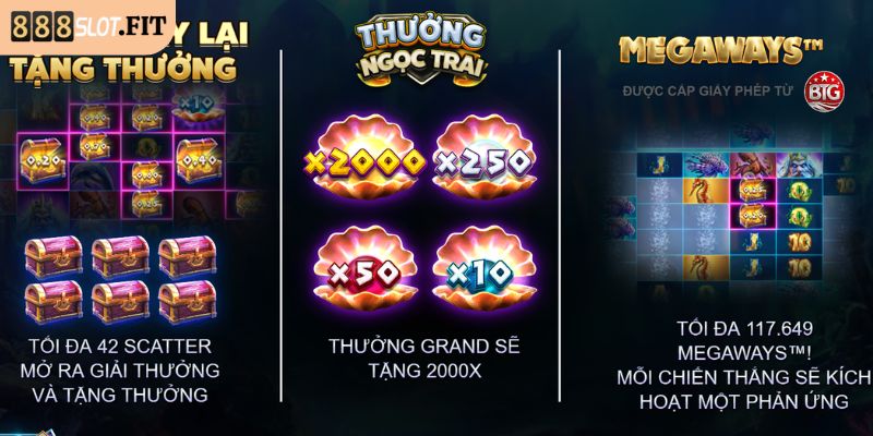 Sức hút từ Treasure Of Atlantis 888SLOT
